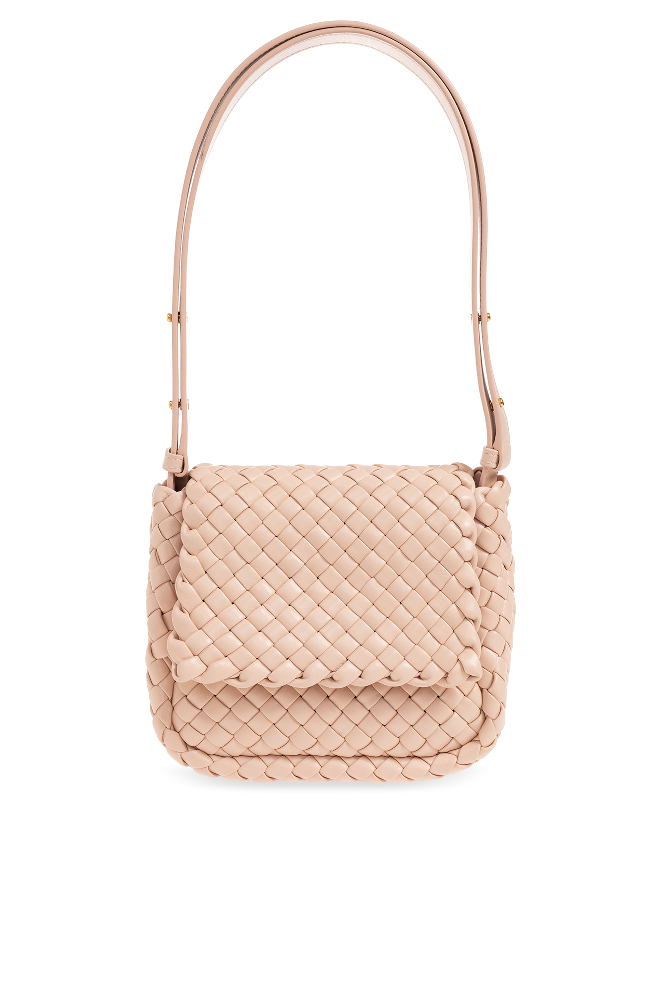 Bottega veneta outlet flap shoulder bag